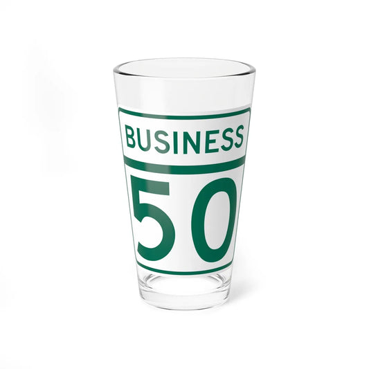 MD Route 50 Business (Maryland) (Road Sign) Pint Glass 16oz 16oz - Go Mug Yourself