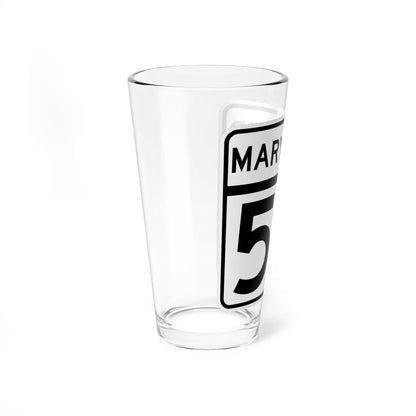 MD Route 50 (Maryland) (Road Sign) Pint Glass 16oz - Go Mug Yourself