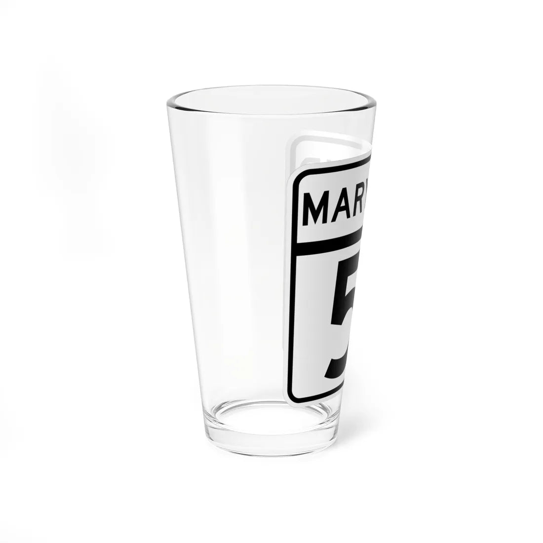 MD Route 51 (Maryland) (Road Sign) Pint Glass 16oz - Go Mug Yourself