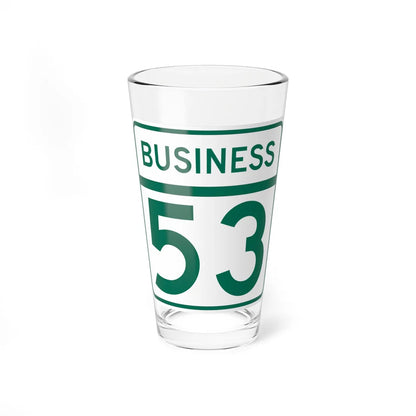 MD Route 53 Business (Maryland) (Road Sign) Pint Glass 16oz 16oz - Go Mug Yourself