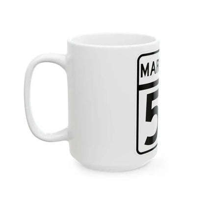 MD Route 53 (Maryland) (Road Sign) White Coffee Mug - Go Mug Yourself