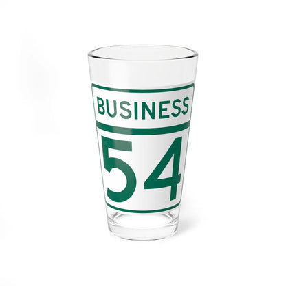 MD Route 54 Business (Maryland) (Road Sign) Pint Glass 16oz 16oz - Go Mug Yourself