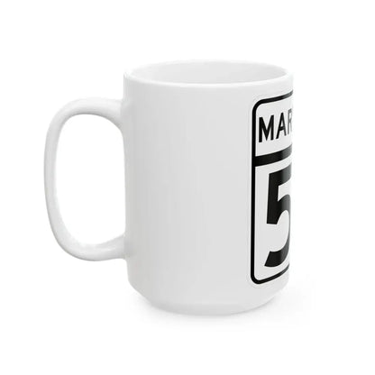 MD Route 54 (Maryland) (Road Sign) White Coffee Mug - Go Mug Yourself