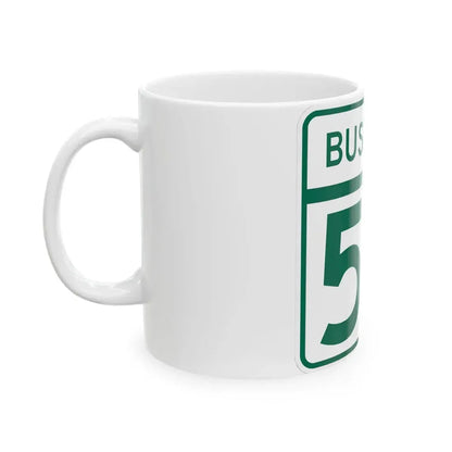 MD Route 55 Business (Maryland) (Road Sign) White Coffee Mug - Go Mug Yourself