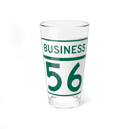 MD Route 56 Business (Maryland) (Road Sign) Pint Glass 16oz 16oz - Go Mug Yourself