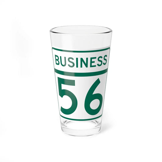 MD Route 56 Business (Maryland) (Road Sign) Pint Glass 16oz 16oz - Go Mug Yourself