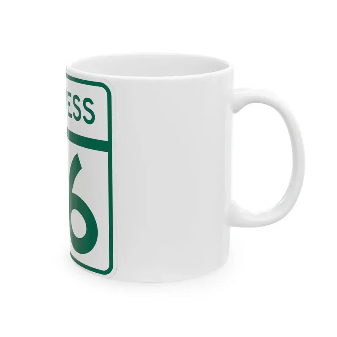MD Route 56 Business (Maryland) (Road Sign) White Coffee Mug - Go Mug Yourself