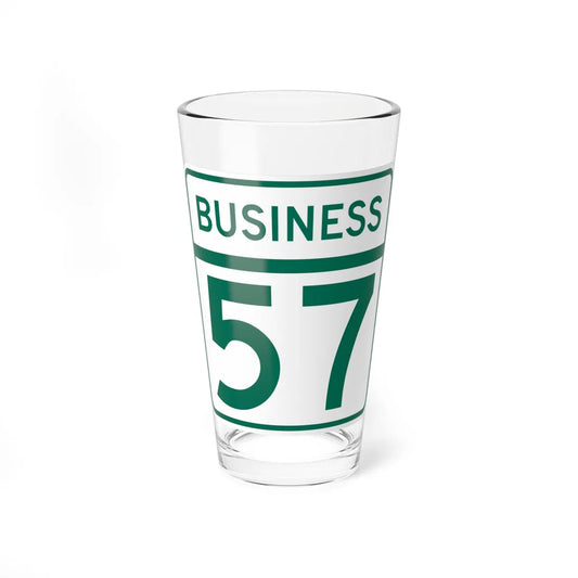 MD Route 57 Business (Maryland) (Road Sign) Pint Glass 16oz 16oz - Go Mug Yourself
