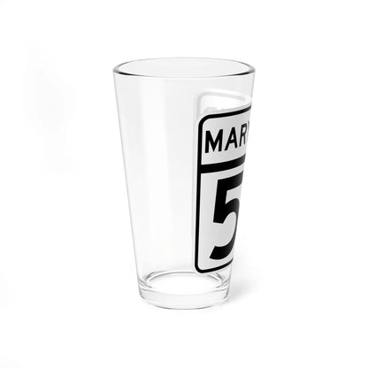 MD Route 57 (Maryland) (Road Sign) Pint Glass 16oz - Go Mug Yourself