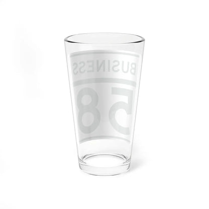 MD Route 58 Business (Maryland) (Road Sign) Pint Glass 16oz - Go Mug Yourself