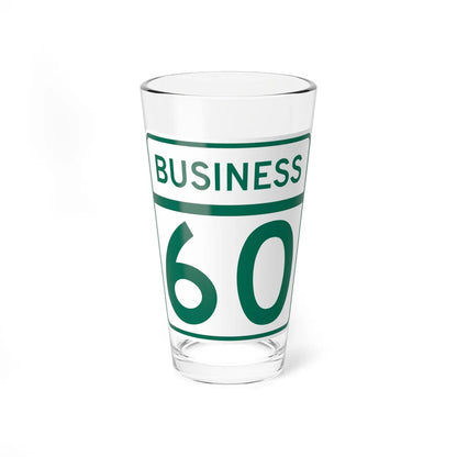MD Route 60 Business (Maryland) (Road Sign) Pint Glass 16oz 16oz - Go Mug Yourself