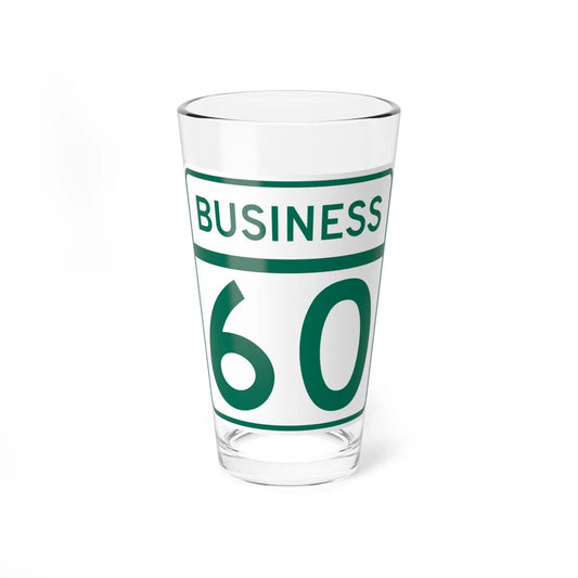 MD Route 60 Business (Maryland) (Road Sign) Pint Glass 16oz 16oz - Go Mug Yourself