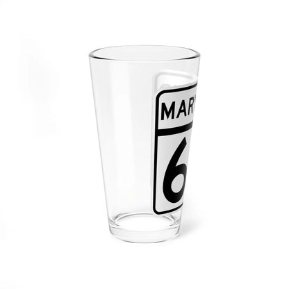 MD Route 60 (Maryland) (Road Sign) Pint Glass 16oz - Go Mug Yourself