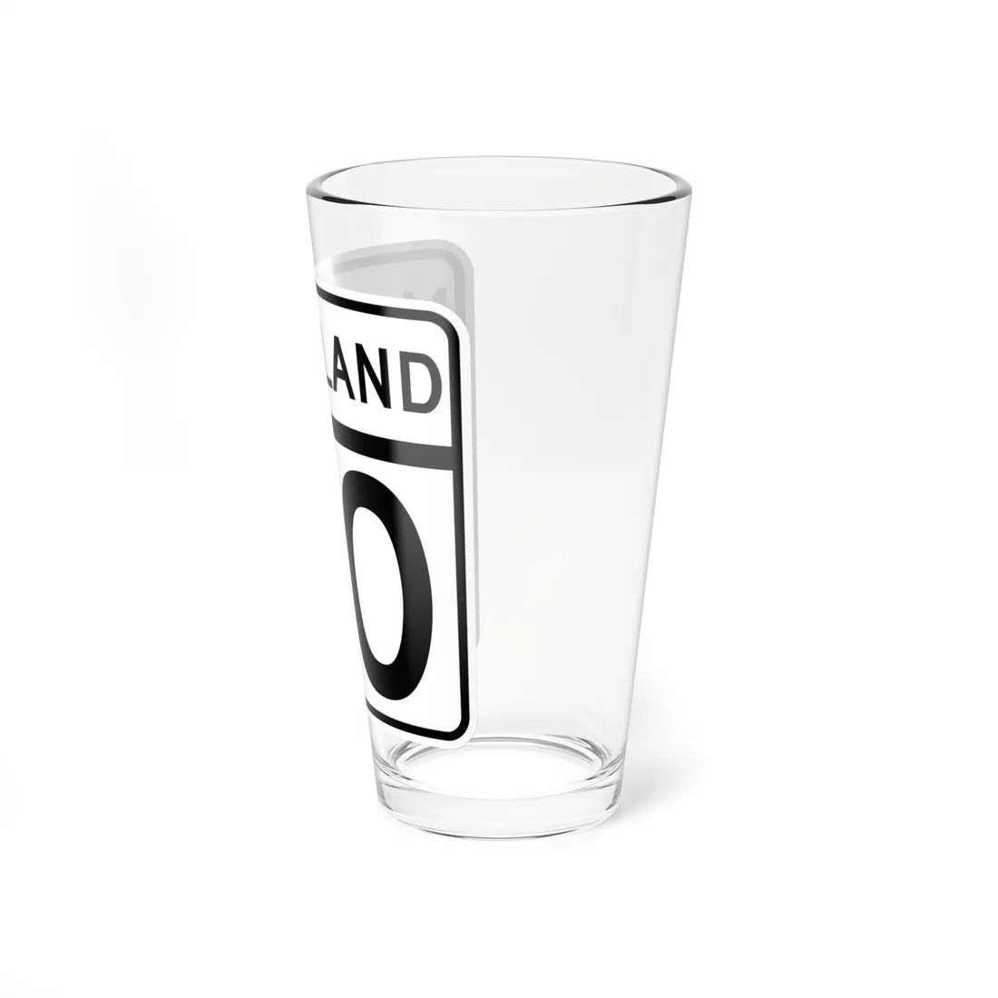 MD Route 60 (Maryland) (Road Sign) Pint Glass 16oz - Go Mug Yourself