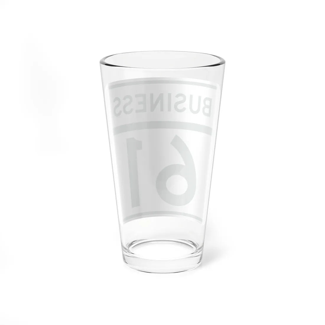 MD Route 61 Business (Maryland) (Road Sign) Pint Glass 16oz - Go Mug Yourself