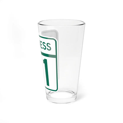 MD Route 61 Business (Maryland) (Road Sign) Pint Glass 16oz - Go Mug Yourself