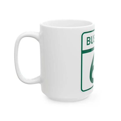 MD Route 61 Business (Maryland) (Road Sign) White Coffee Mug - Go Mug Yourself