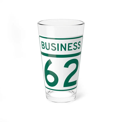 MD Route 62 Business (Maryland) (Road Sign) Pint Glass 16oz 16oz - Go Mug Yourself