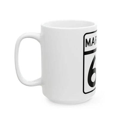 MD Route 62 (Maryland) (Road Sign) White Coffee Mug - Go Mug Yourself