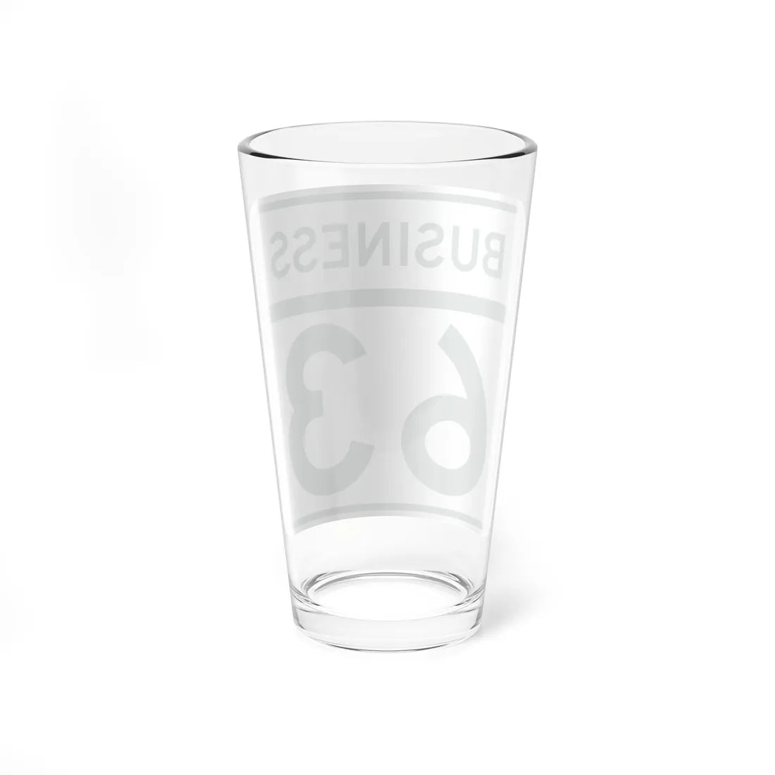 MD Route 63 Business (Maryland) (Road Sign) Pint Glass 16oz - Go Mug Yourself