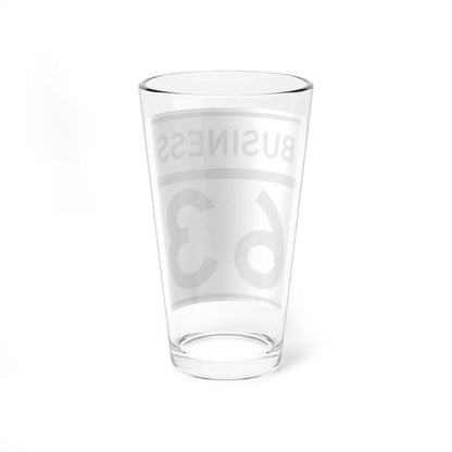 MD Route 63 Business (Maryland) (Road Sign) Pint Glass 16oz - Go Mug Yourself