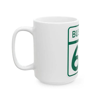 MD Route 63 Business (Maryland) (Road Sign) White Coffee Mug - Go Mug Yourself