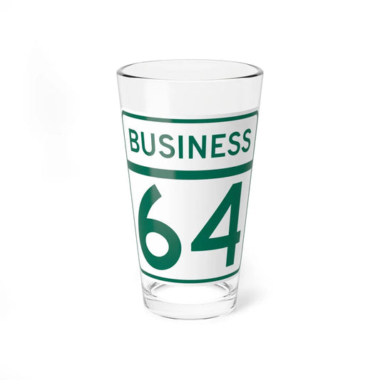 MD Route 64 Business (Maryland) (Road Sign) Pint Glass 16oz 16oz - Go Mug Yourself