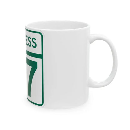 MD Route 67 Business (Maryland) (Road Sign) White Coffee Mug - Go Mug Yourself