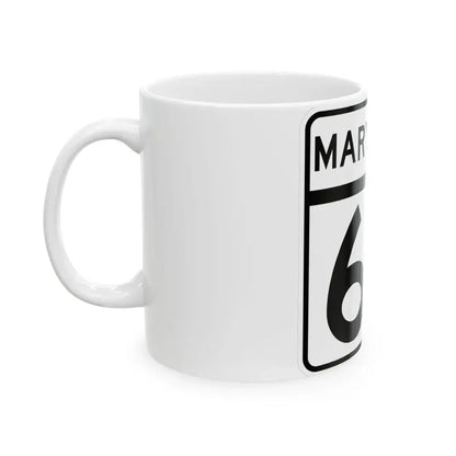 MD Route 67 (Maryland) (Road Sign) White Coffee Mug - Go Mug Yourself