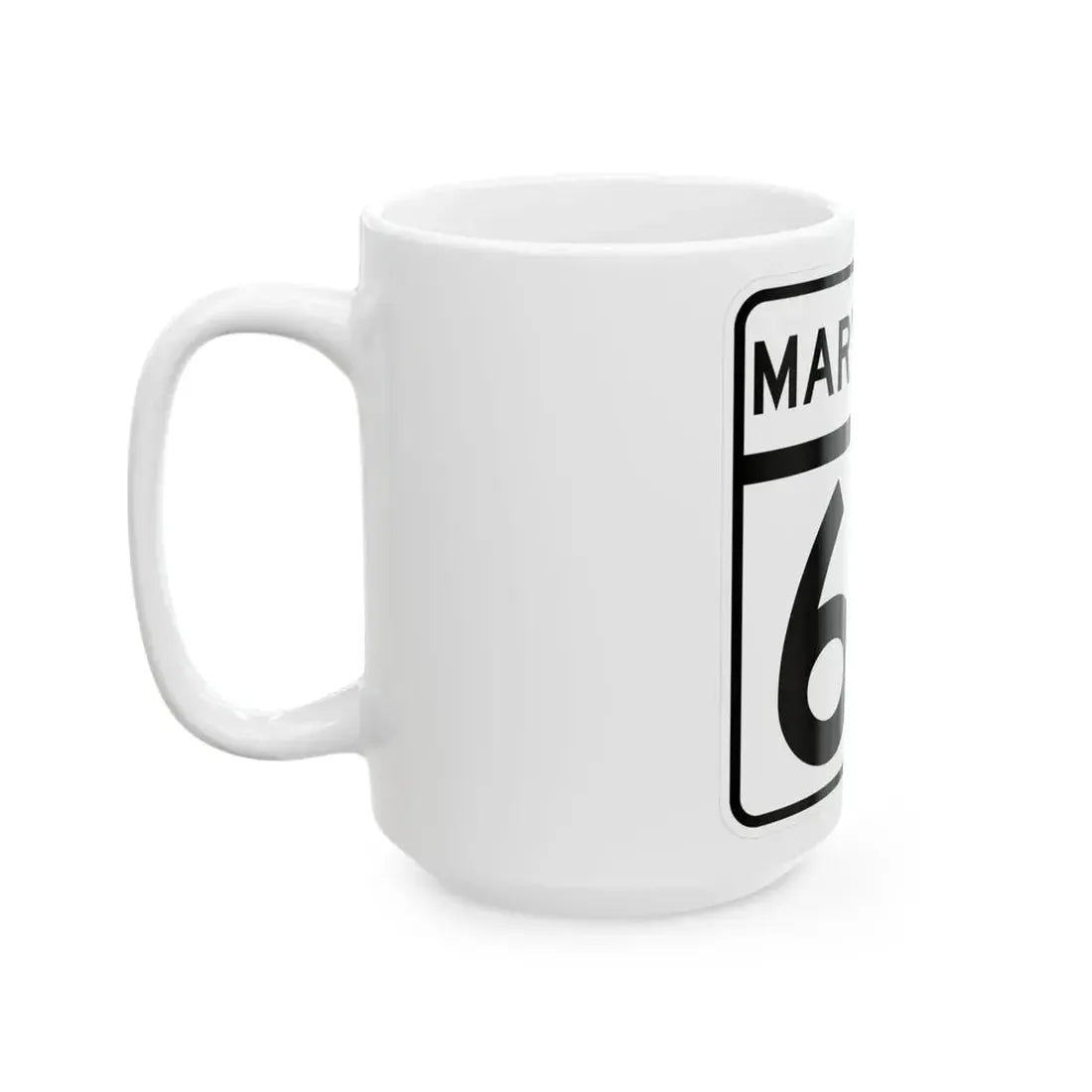 MD Route 67 (Maryland) (Road Sign) White Coffee Mug - Go Mug Yourself