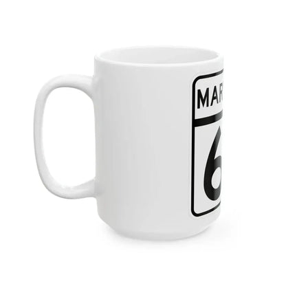 MD Route 67 (Maryland) (Road Sign) White Coffee Mug - Go Mug Yourself