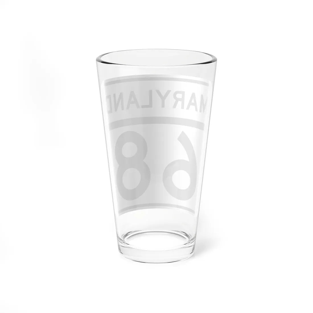 MD Route 68 (Maryland) (Road Sign) Pint Glass 16oz - Go Mug Yourself