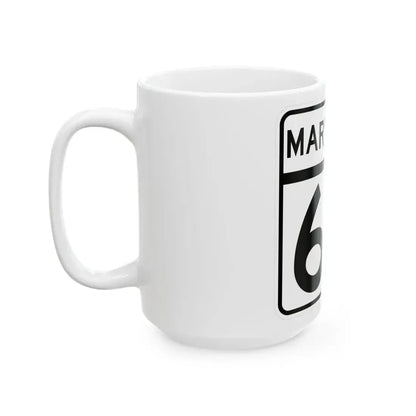 MD Route 68 (Maryland) (Road Sign) White Coffee Mug - Go Mug Yourself