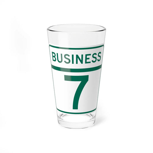 MD Route 7 Business (Maryland) (Road Sign) Pint Glass 16oz 16oz - Go Mug Yourself