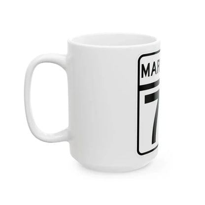 MD Route 70 (Maryland) (Road Sign) White Coffee Mug - Go Mug Yourself