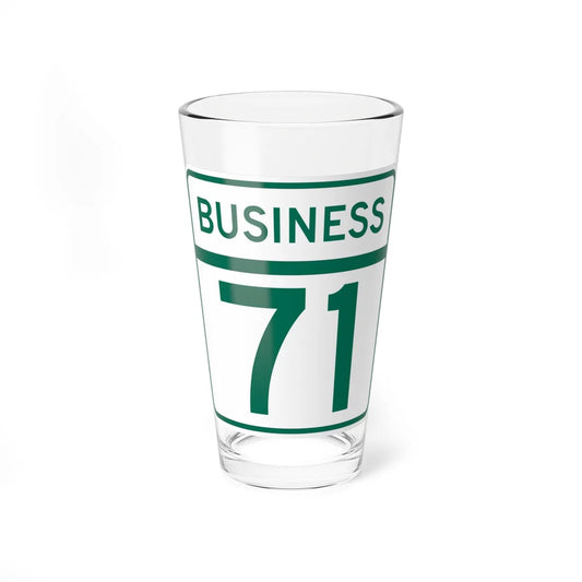 MD Route 71 Business (Maryland) (Road Sign) Pint Glass 16oz 16oz - Go Mug Yourself