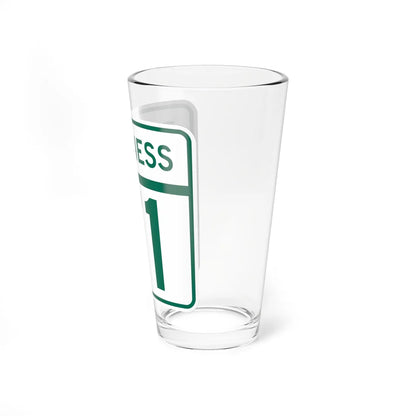 MD Route 71 Business (Maryland) (Road Sign) Pint Glass 16oz - Go Mug Yourself
