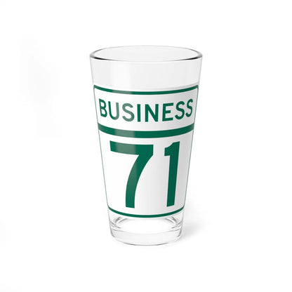 MD Route 71 Business (Maryland) (Road Sign) Pint Glass 16oz - Go Mug Yourself