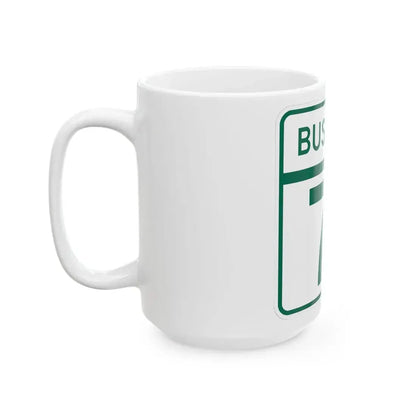 MD Route 71 Business (Maryland) (Road Sign) White Coffee Mug - Go Mug Yourself