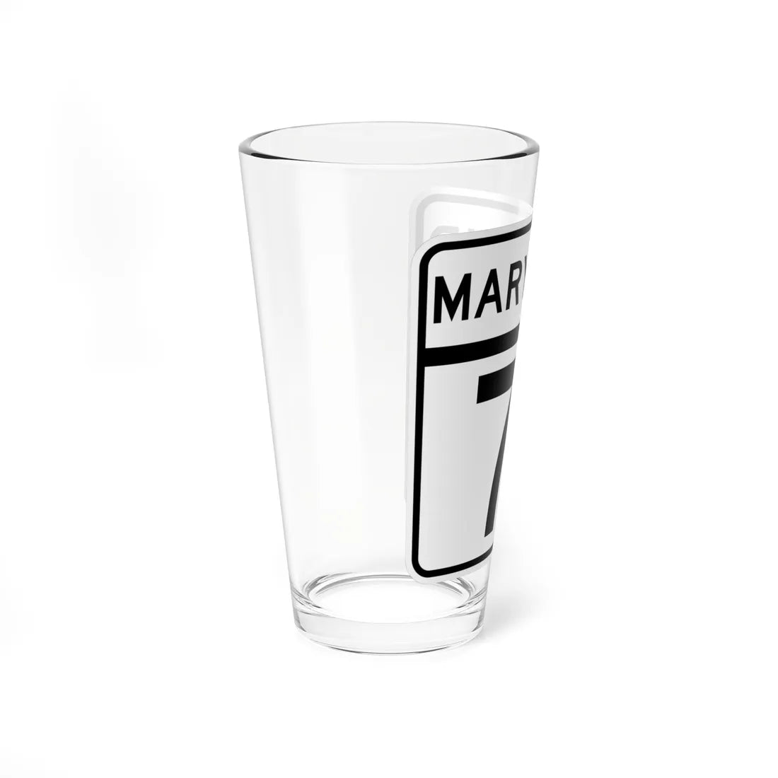 MD Route 71 (Maryland) (Road Sign) Pint Glass 16oz - Go Mug Yourself