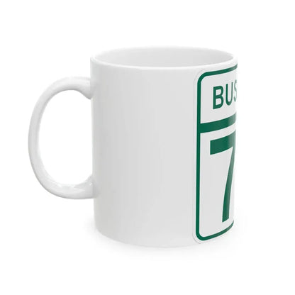 MD Route 72 Business (Maryland) (Road Sign) White Coffee Mug - Go Mug Yourself
