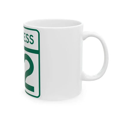 MD Route 72 Business (Maryland) (Road Sign) White Coffee Mug - Go Mug Yourself