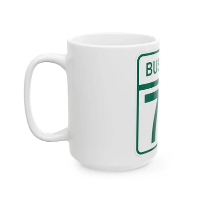 MD Route 72 Business (Maryland) (Road Sign) White Coffee Mug - Go Mug Yourself