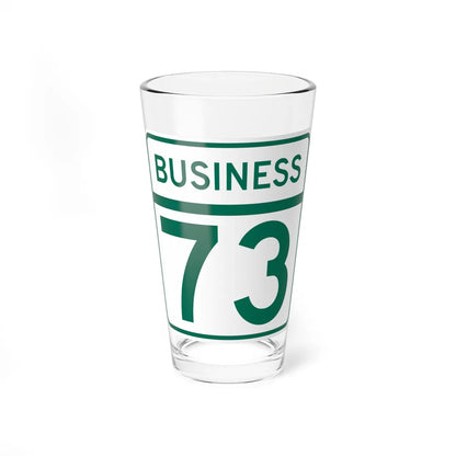 MD Route 73 Business (Maryland) (Road Sign) Pint Glass 16oz 16oz - Go Mug Yourself