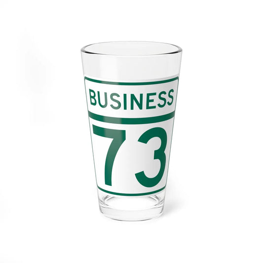 MD Route 73 Business (Maryland) (Road Sign) Pint Glass 16oz 16oz - Go Mug Yourself
