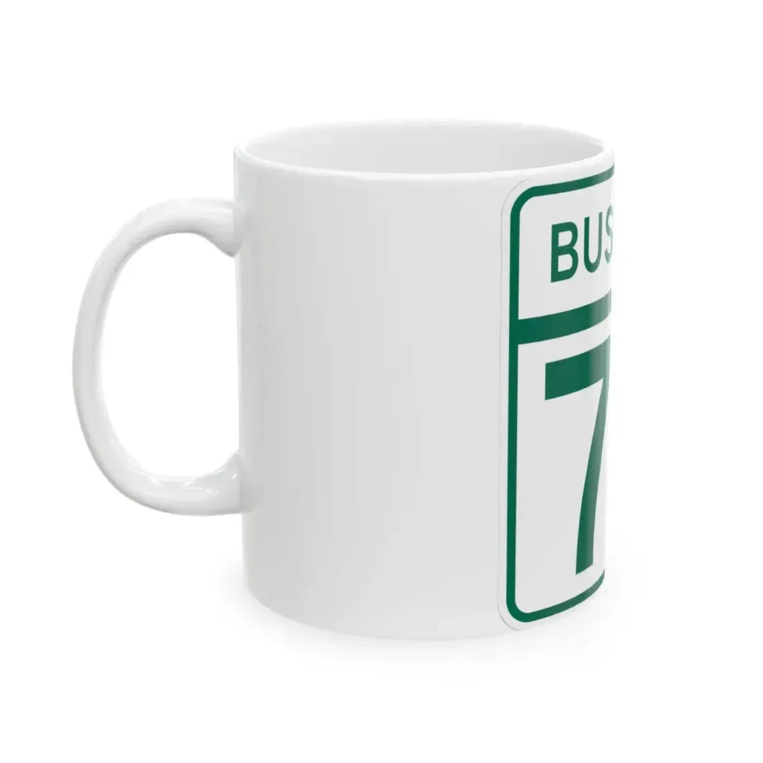 MD Route 73 Business (Maryland) (Road Sign) White Coffee Mug - Go Mug Yourself