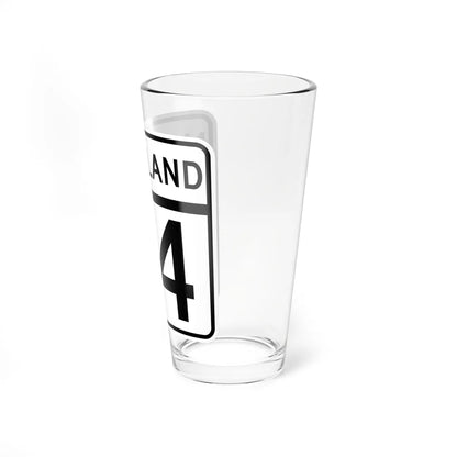 MD Route 74 (Maryland) (Road Sign) Pint Glass 16oz - Go Mug Yourself