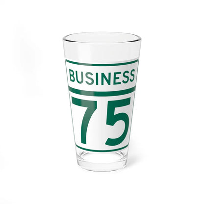MD Route 75 Business (Maryland) (Road Sign) Pint Glass 16oz 16oz - Go Mug Yourself