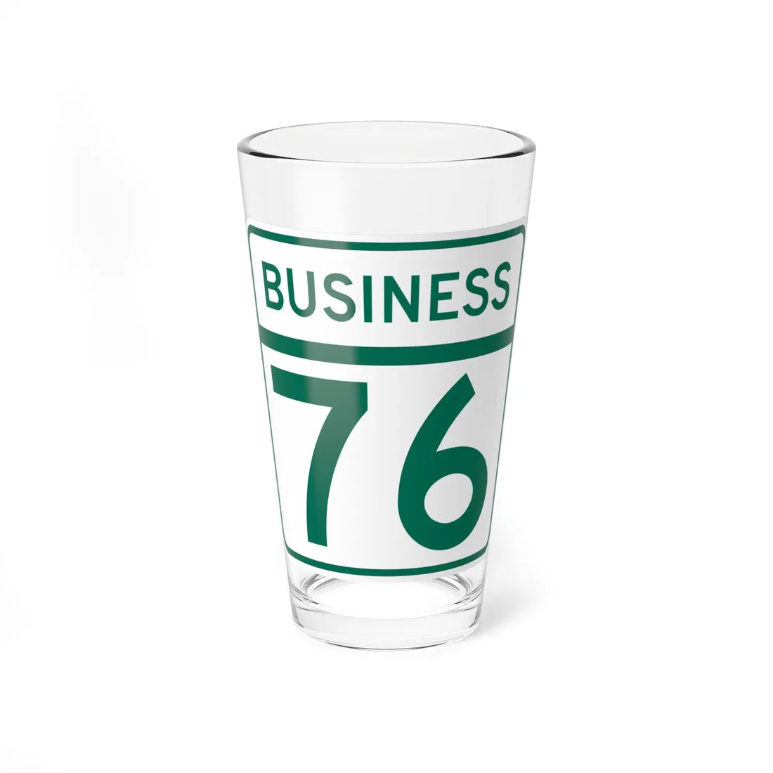 MD Route 76 Business (Maryland) (Road Sign) Pint Glass 16oz 16oz - Go Mug Yourself