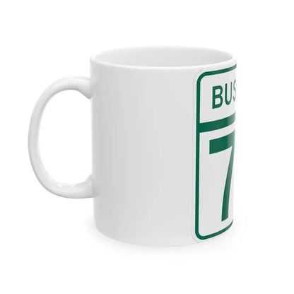 MD Route 76 Business (Maryland) (Road Sign) White Coffee Mug - Go Mug Yourself